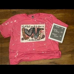 Bleached Valentines T-shirt